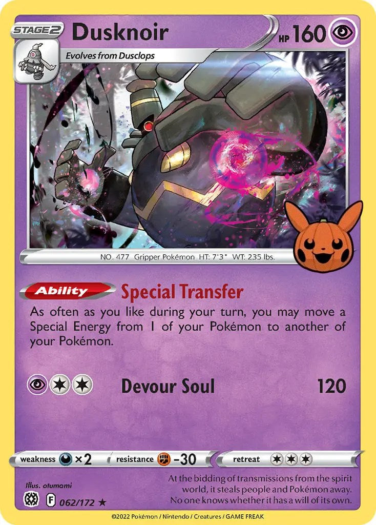 Dusknoir (062/172) [Trick or Trade] | Gear Gaming Bentonville