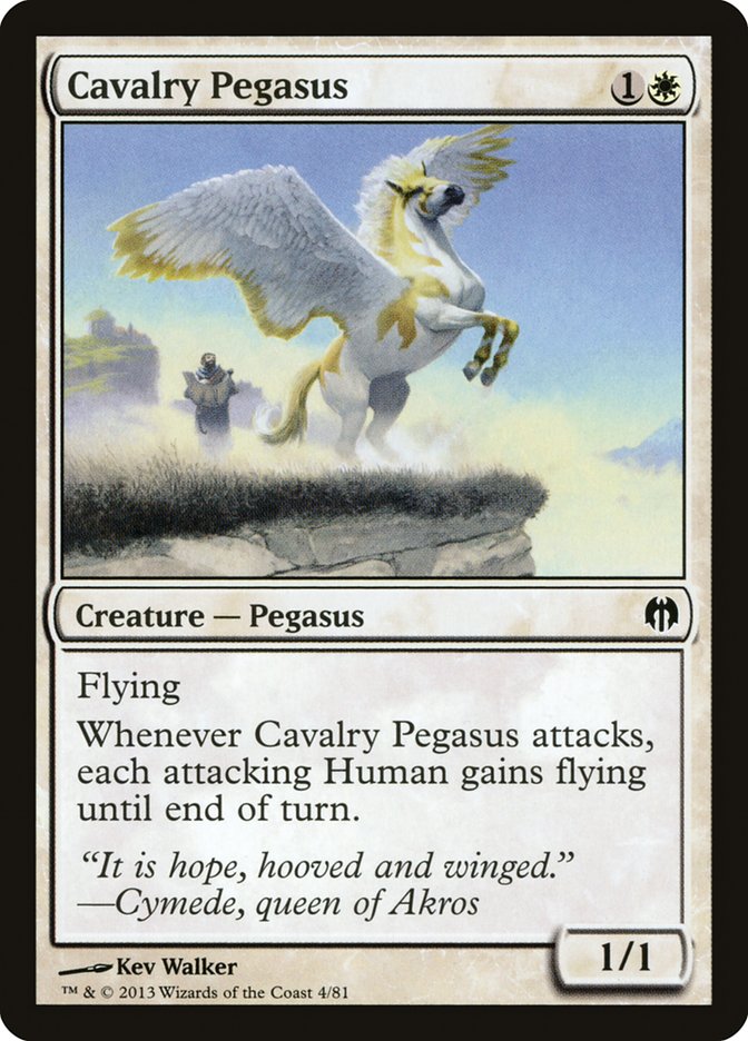 Cavalry Pegasus [Duel Decks: Heroes vs. Monsters] | Gear Gaming Bentonville