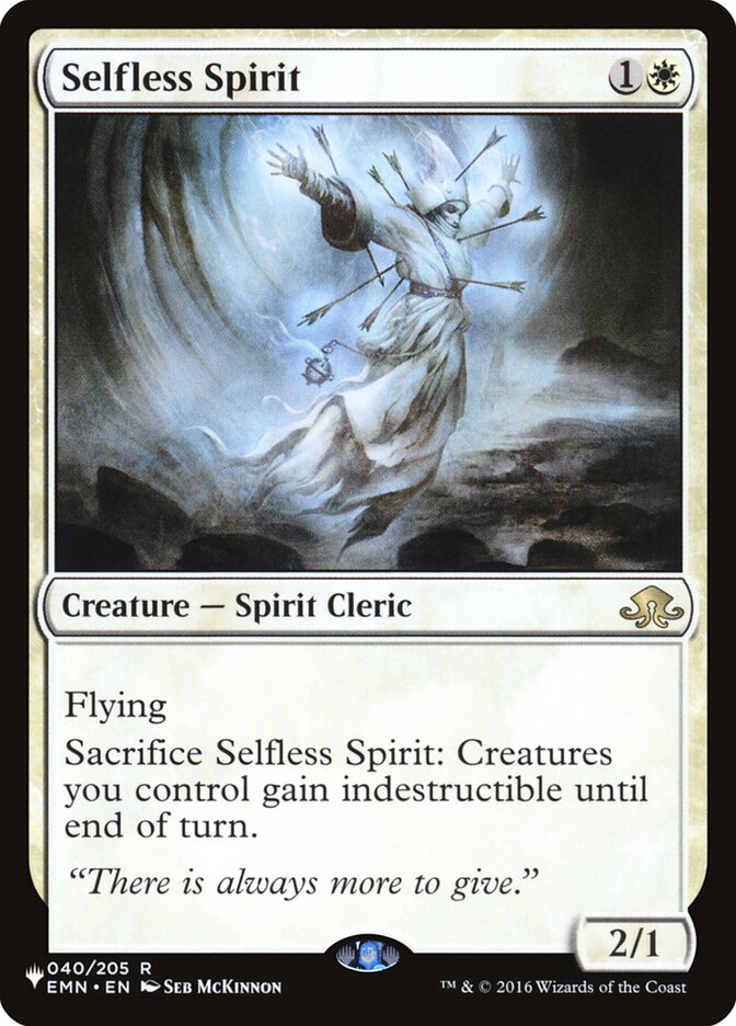 Selfless Spirit [The List] | Gear Gaming Bentonville