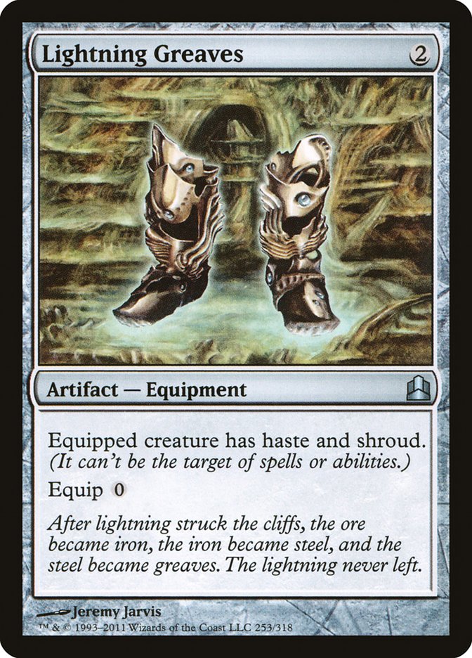Lightning Greaves [Commander 2011] | Gear Gaming Bentonville