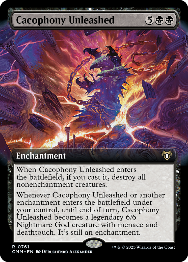 Cacophony Unleashed (Extended Art) [Commander Masters] | Gear Gaming Bentonville