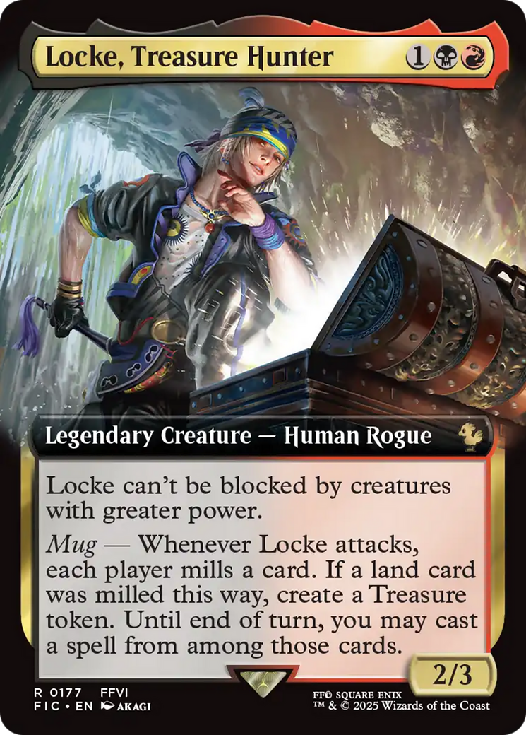 Locke, Treasure Hunter (Extended Art) [FINAL FANTASY Commander] | Gear Gaming Bentonville