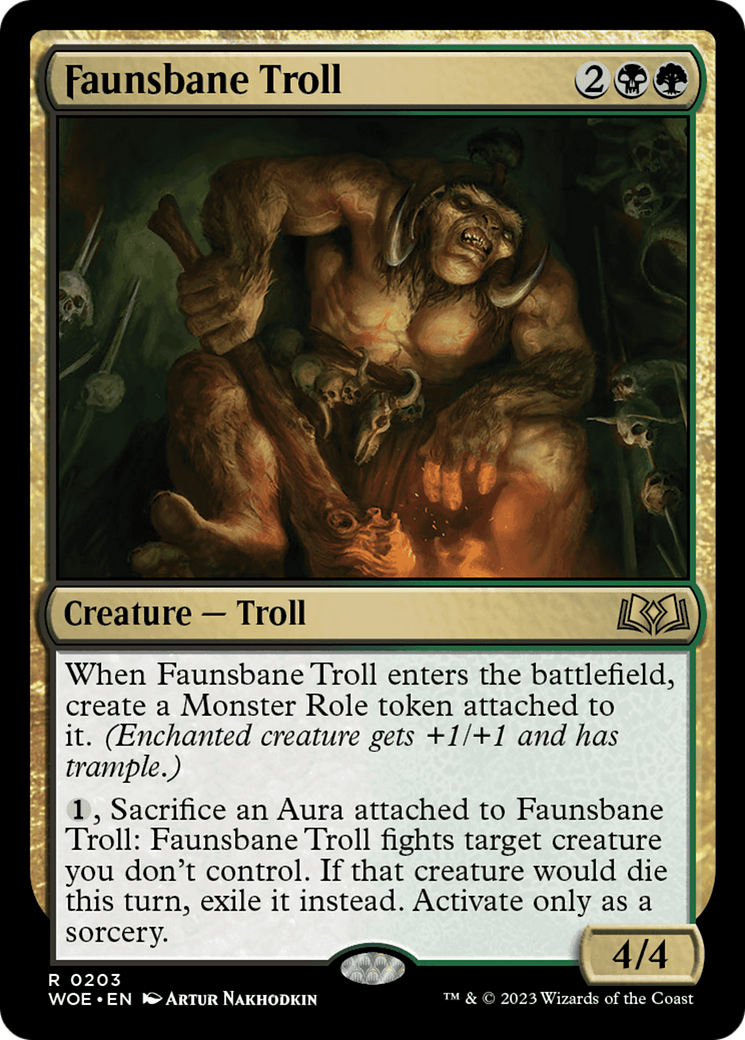 Faunsbane Troll [Wilds of Eldraine] | Gear Gaming Bentonville