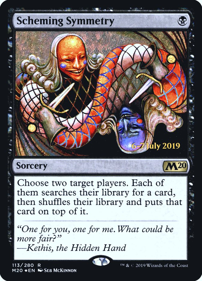 Scheming Symmetry [Core Set 2020 Prerelease Promos] | Gear Gaming Bentonville