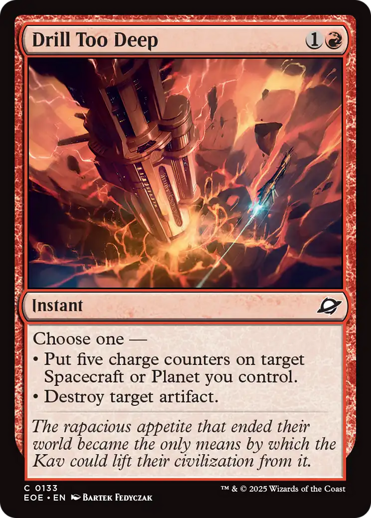 Drill Too Deep [Edge of Eternities] | Gear Gaming Bentonville