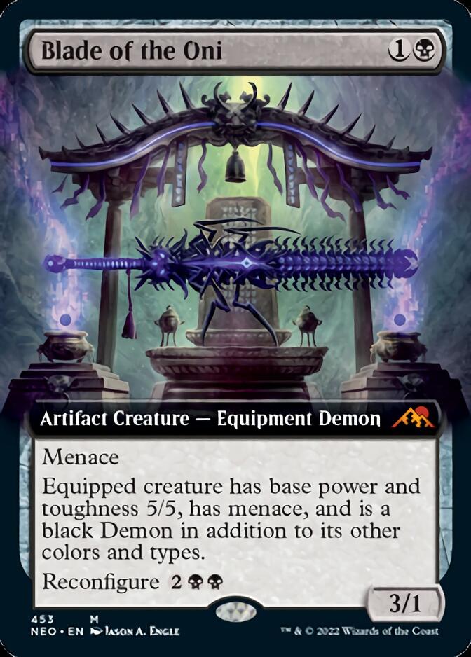 Blade of the Oni (Extended Art) [Kamigawa: Neon Dynasty] | Gear Gaming Bentonville