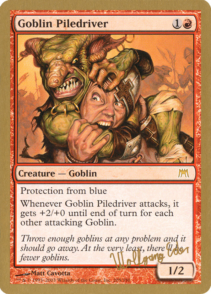 Goblin Piledriver (Wolfgang Eder) [World Championship Decks 2003] | Gear Gaming Bentonville