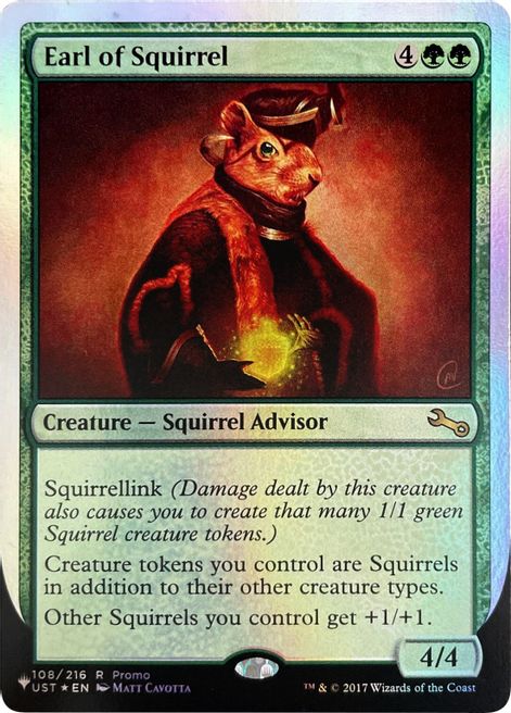 Earl of Squirrel (Unfinity Foil Edition) [The List] | Gear Gaming Bentonville