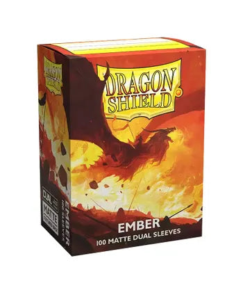 Standard Dragon Shield Dual Matte Sleeves – Ember (100ct) | Gear Gaming Bentonville