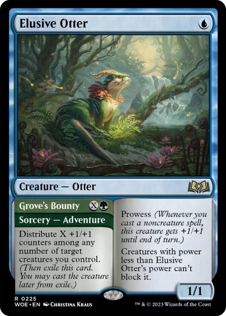 Elusive Otter // Grove's Bounty [Wilds of Eldraine] | Gear Gaming Bentonville