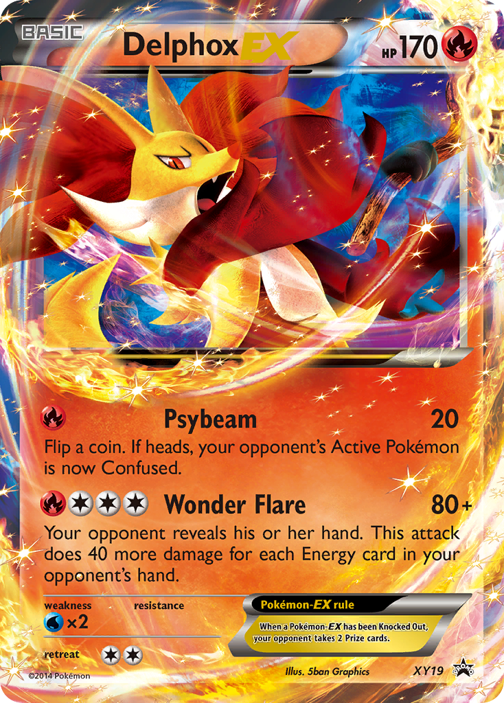 Delphox EX (XY19) [XY: Black Star Promos] | Gear Gaming Bentonville