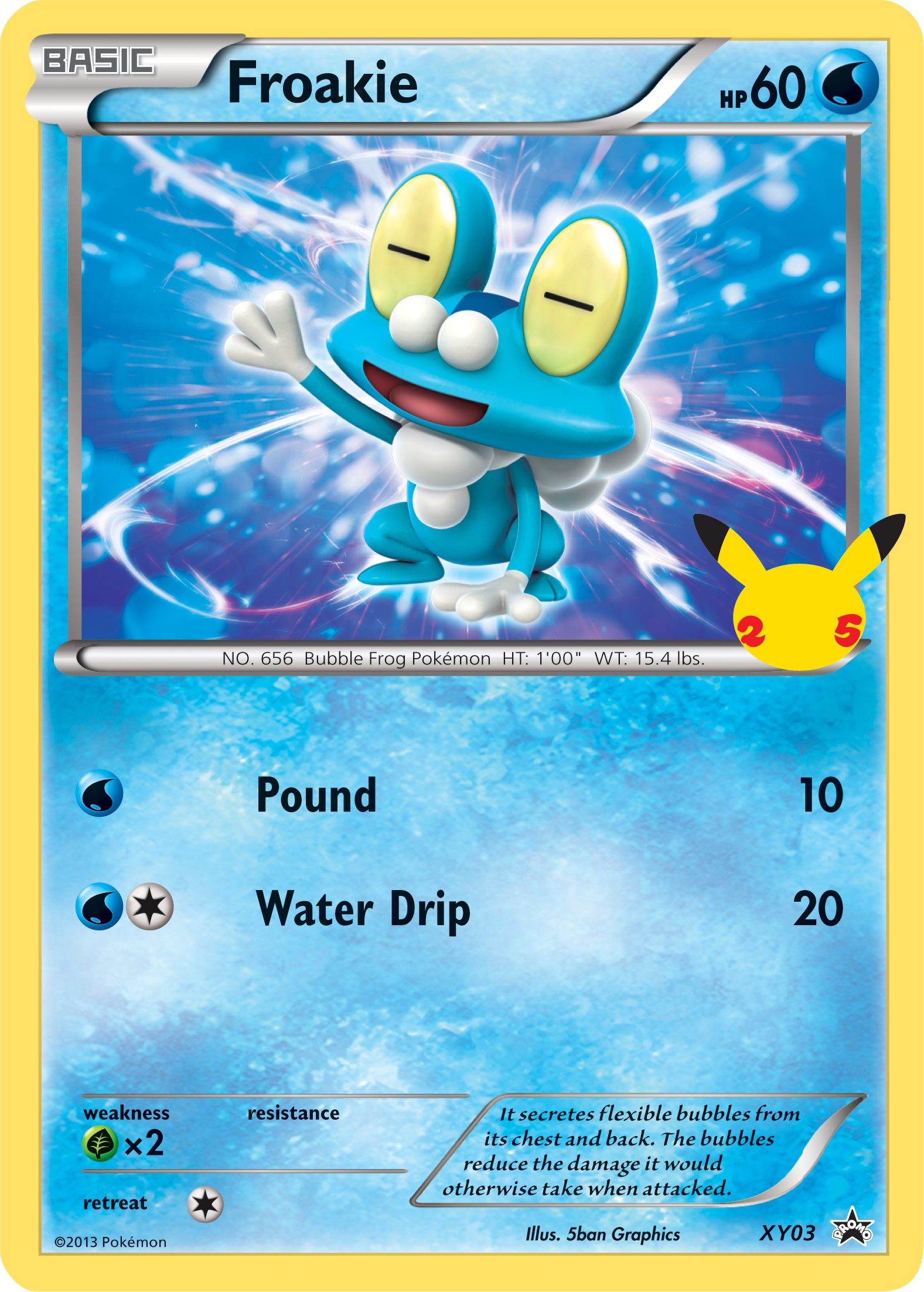 Froakie (XY03) (Jumbo Card) [First Partner Pack] | Gear Gaming Bentonville