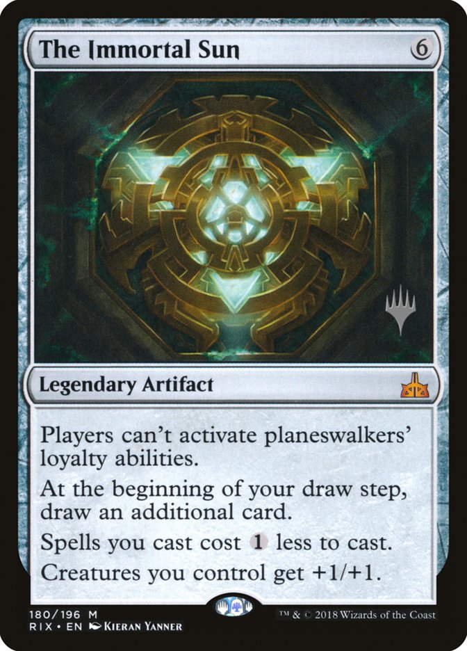 The Immortal Sun (Promo Pack) [Rivals of Ixalan Promos] | Gear Gaming Bentonville