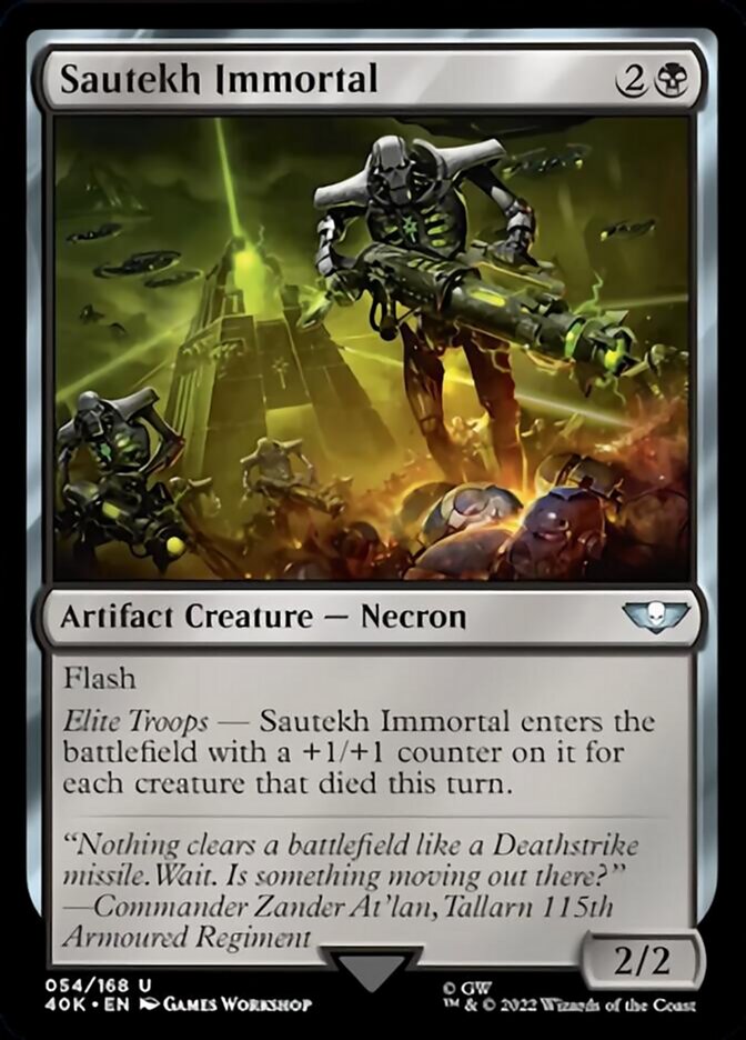 Sautekh Immortal [Warhammer 40,000] | Gear Gaming Bentonville