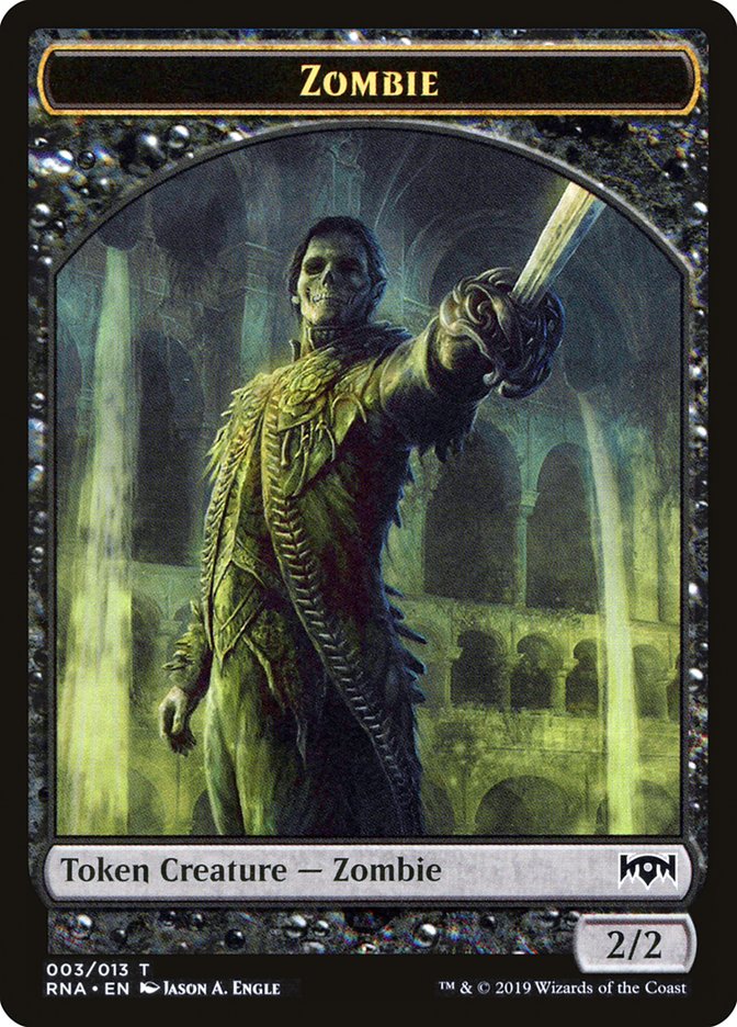 Zombie Token [Ravnica Allegiance Tokens] | Gear Gaming Bentonville