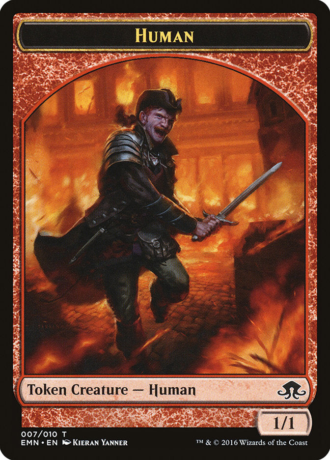 Human Token [Eldritch Moon Tokens] | Gear Gaming Bentonville