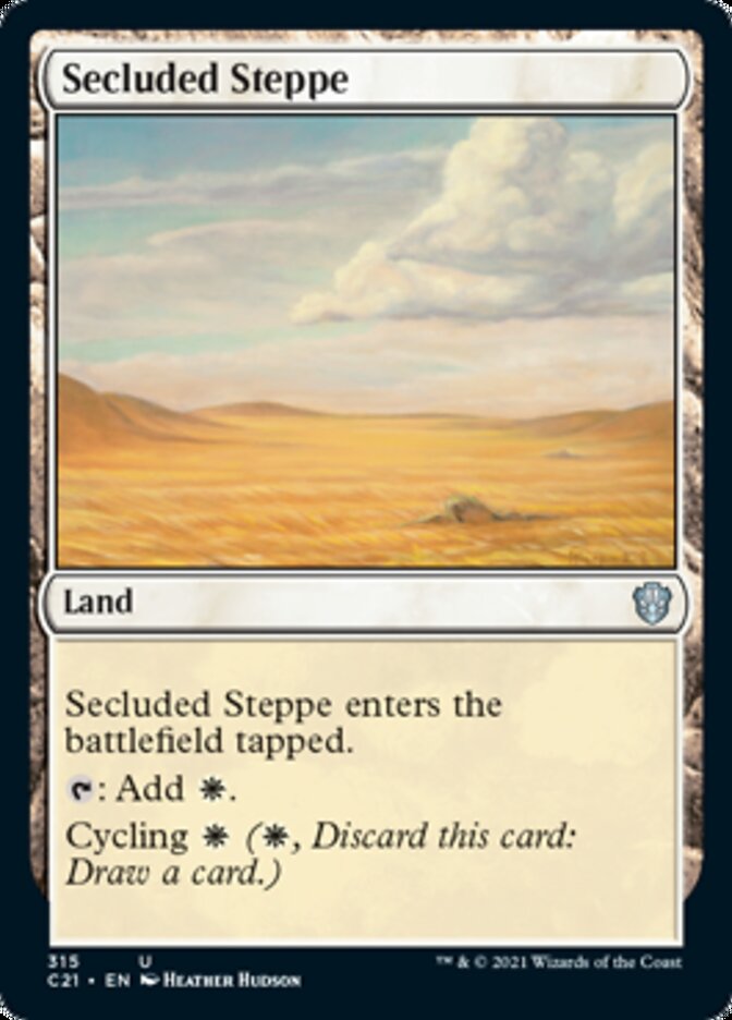 Secluded Steppe [Commander 2021] | Gear Gaming Bentonville