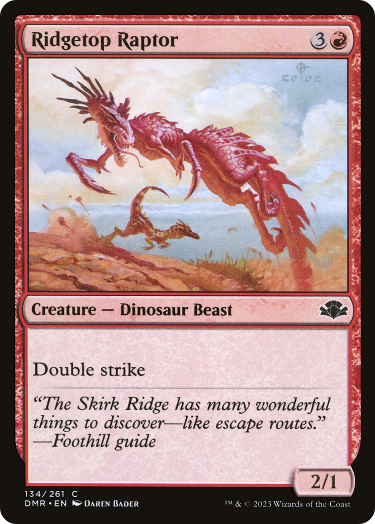 Ridgetop Raptor [Dominaria Remastered] | Gear Gaming Bentonville