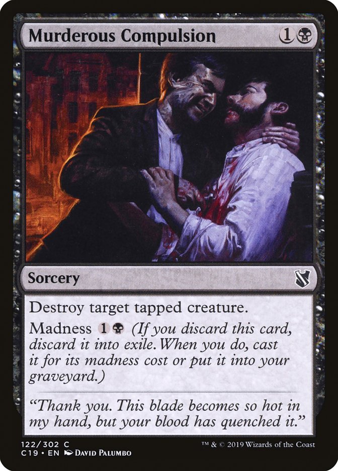 Murderous Compulsion [Commander 2019] | Gear Gaming Bentonville