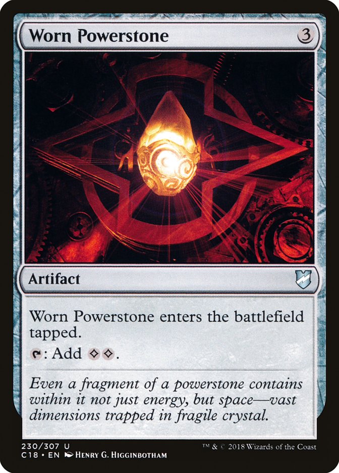 Worn Powerstone [Commander 2018] | Gear Gaming Bentonville