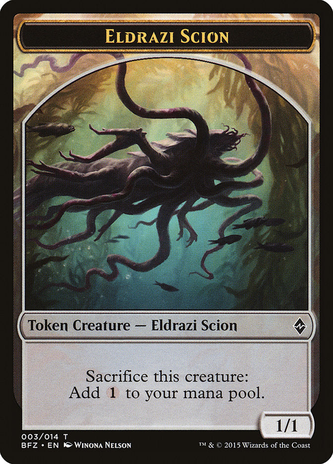 Eldrazi Scion Token (003/014) [Battle for Zendikar Tokens] | Gear Gaming Bentonville