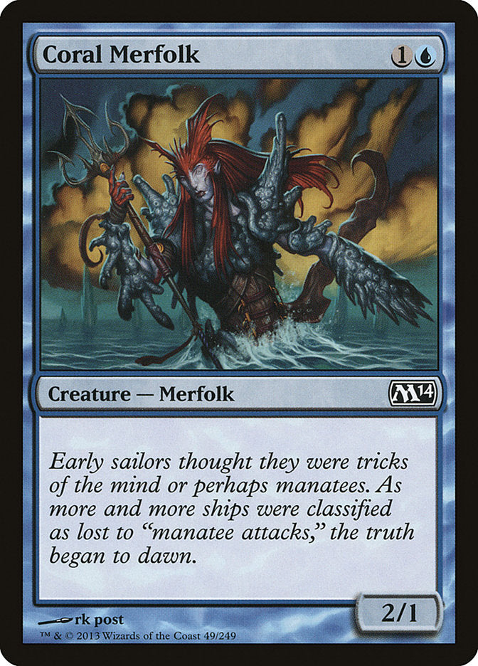 Coral Merfolk [Magic 2014] | Gear Gaming Bentonville