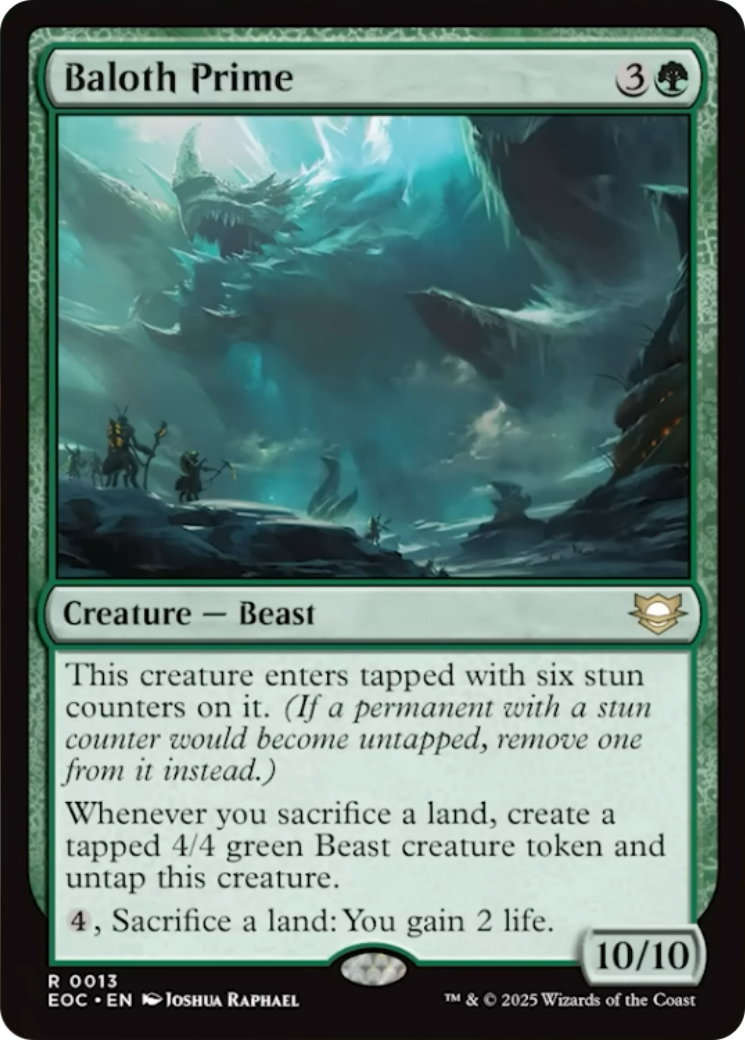 Baloth Prime [Edge of Eternities Commander] | Gear Gaming Bentonville