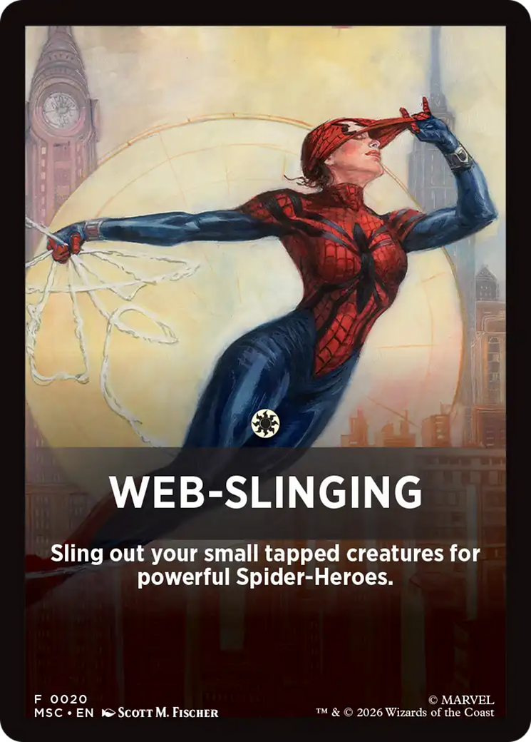 Web-Slinging Theme Card [Marvel Super Heroes Commander] | Gear Gaming Bentonville