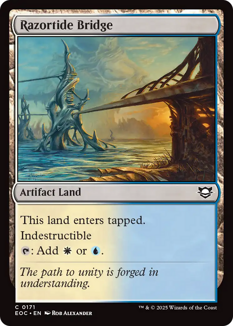 Razortide Bridge [Edge of Eternities Commander] | Gear Gaming Bentonville