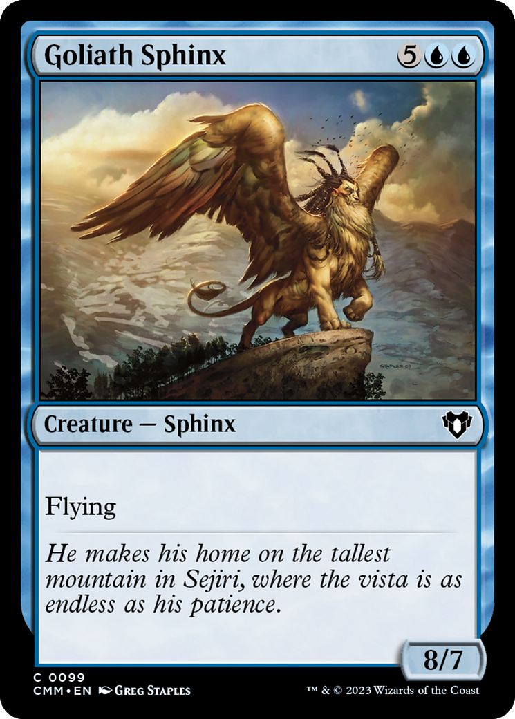 Goliath Sphinx [Commander Masters] | Gear Gaming Bentonville