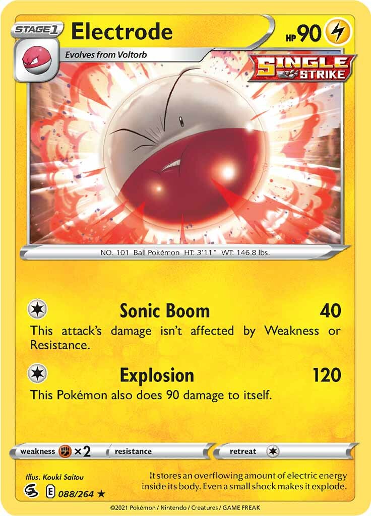 Electrode (088/264) [Sword & Shield: Fusion Strike] | Gear Gaming Bentonville