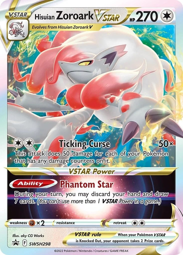 Hisuian Zoroark VSTAR (SWSH298) (Jumbo Card) [Sword & Shield: Lost Origin] | Gear Gaming Bentonville