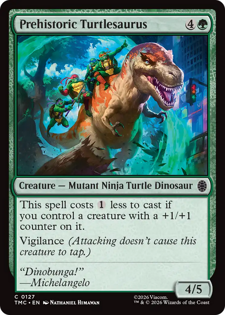 Prehistoric Turtlesaurus [Teenage Mutant Ninja Turtles Commander] | Gear Gaming Bentonville