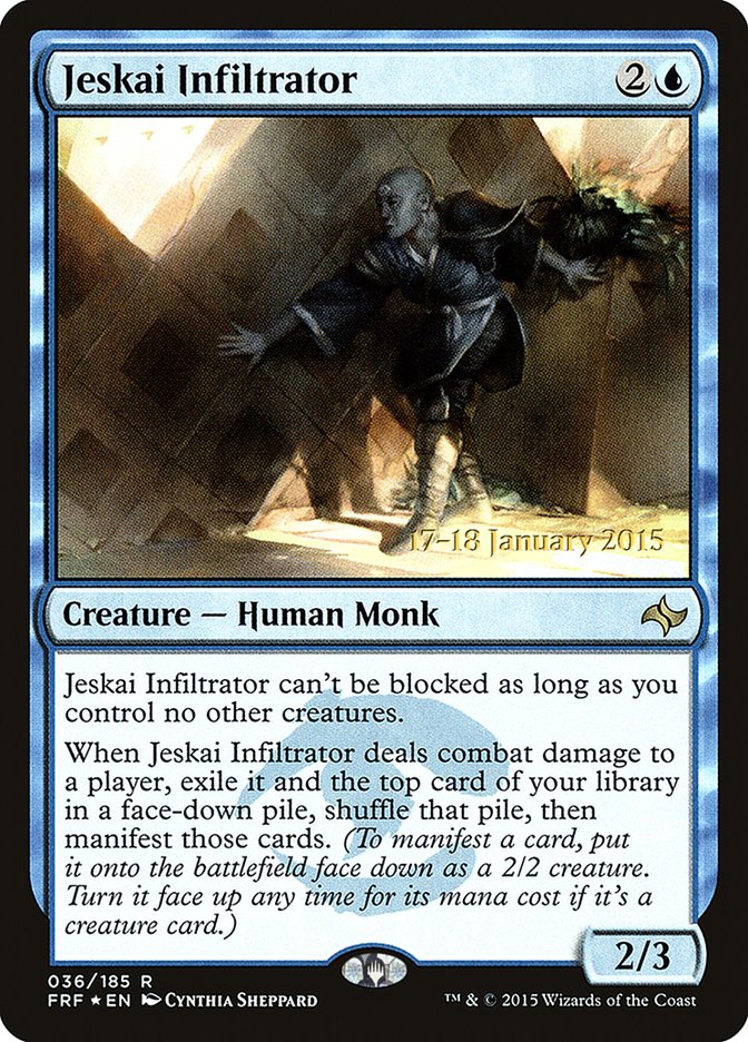 Jeskai Infiltrator [Fate Reforged Prerelease Promos] | Gear Gaming Bentonville