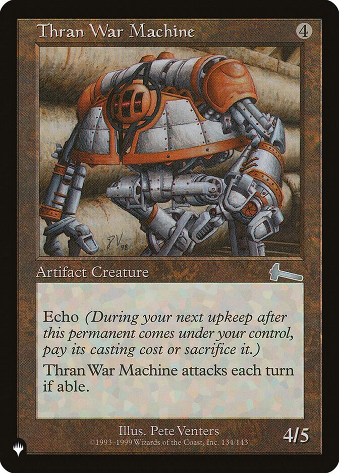 Thran War Machine [The List] | Gear Gaming Bentonville