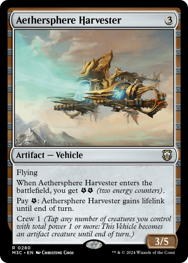 Aethersphere Harvester [Modern Horizons 3 Commander] | Gear Gaming Bentonville