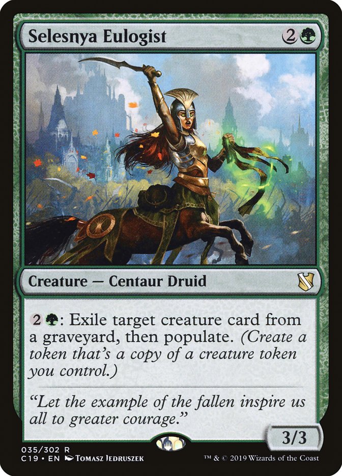 Selesnya Eulogist [Commander 2019] | Gear Gaming Bentonville