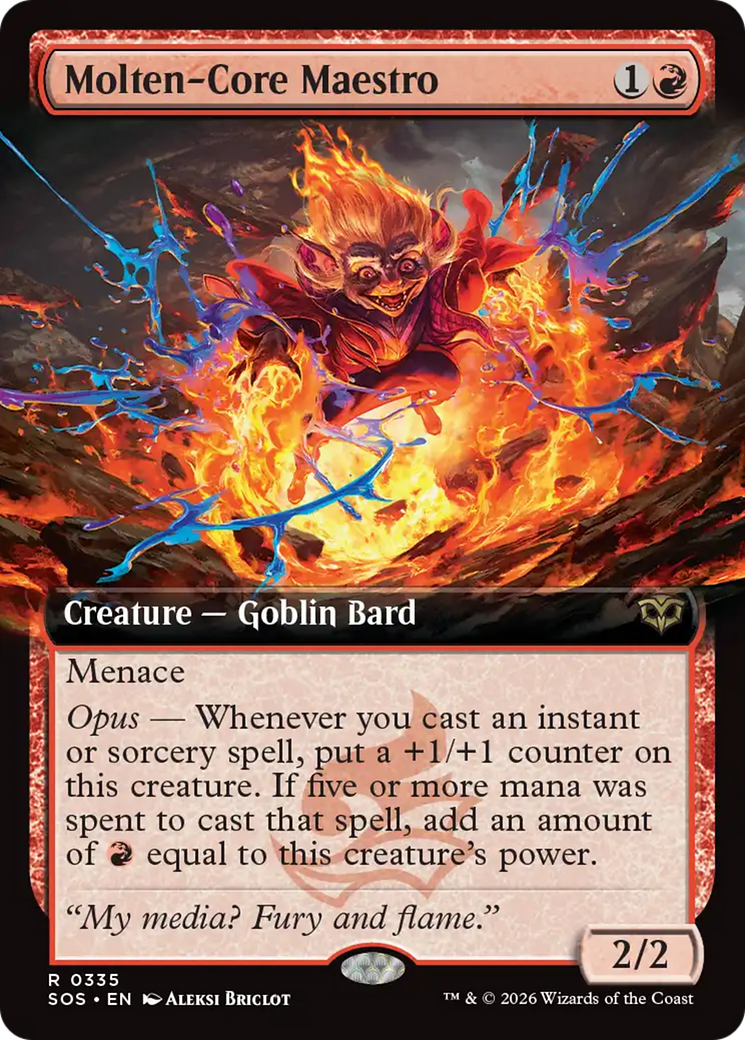 Molten-Core Maestro (Extended Art) [Secrets of Strixhaven] | Gear Gaming Bentonville