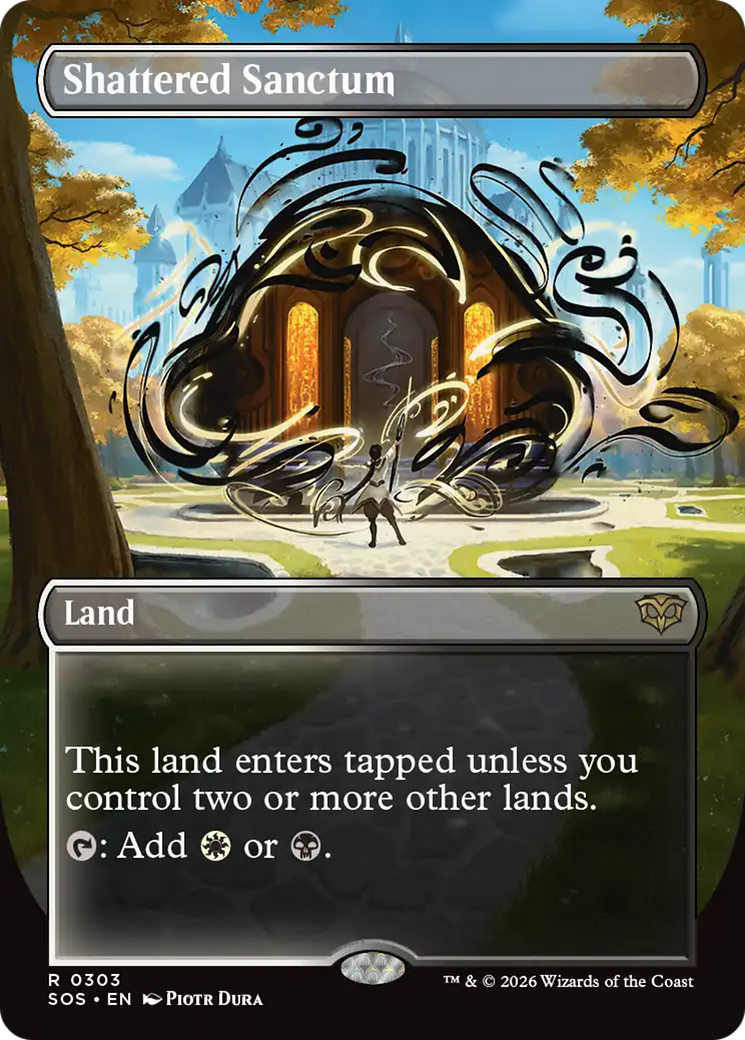 Shattered Sanctum (Borderless) [Secrets of Strixhaven] | Gear Gaming Bentonville