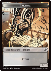 Inkling (0007) // Spirit (0011) Double-Sided Token [Secrets of Strixhaven Tokens] | Gear Gaming Bentonville