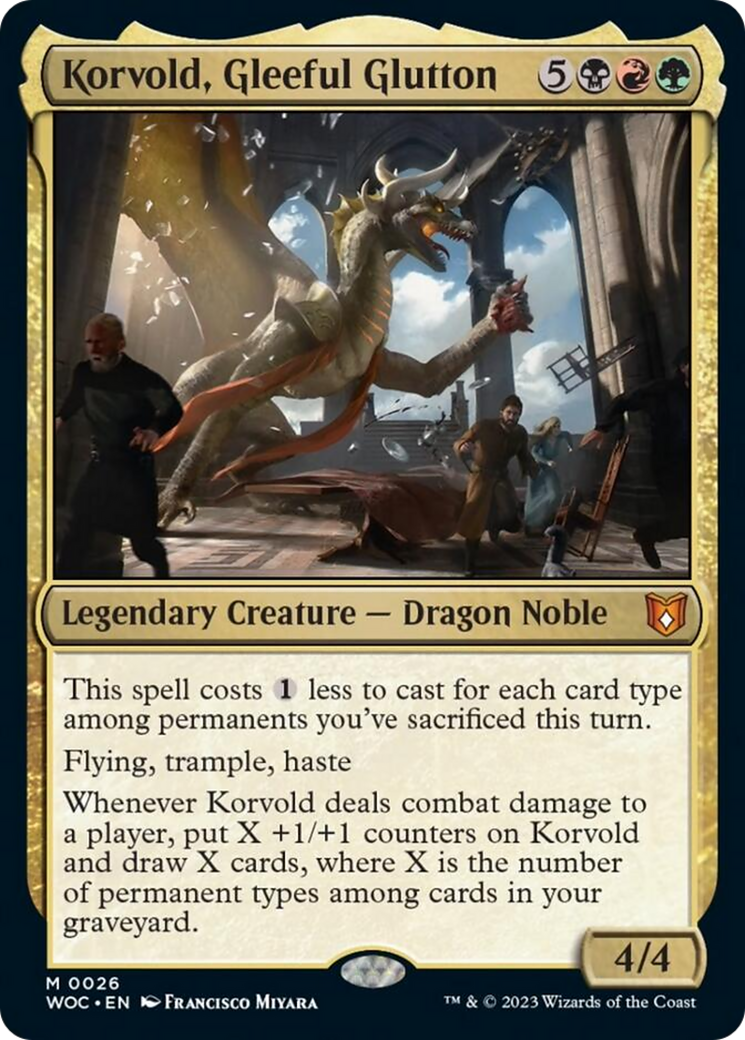 Korvold, Gleeful Glutton [Wilds of Eldraine Commander] | Gear Gaming Bentonville