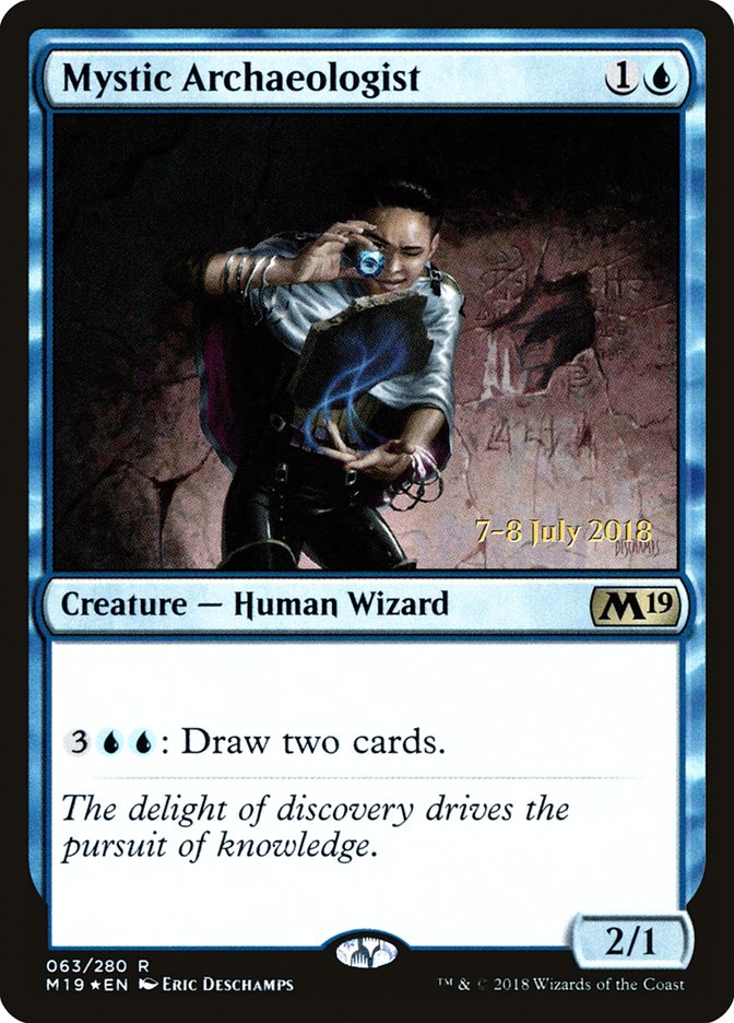 Mystic Archaeologist [Core Set 2019 Prerelease Promos] | Gear Gaming Bentonville