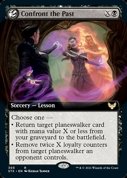 Confront the Past (Extended Art) [Strixhaven: School of Mages] | Gear Gaming Bentonville