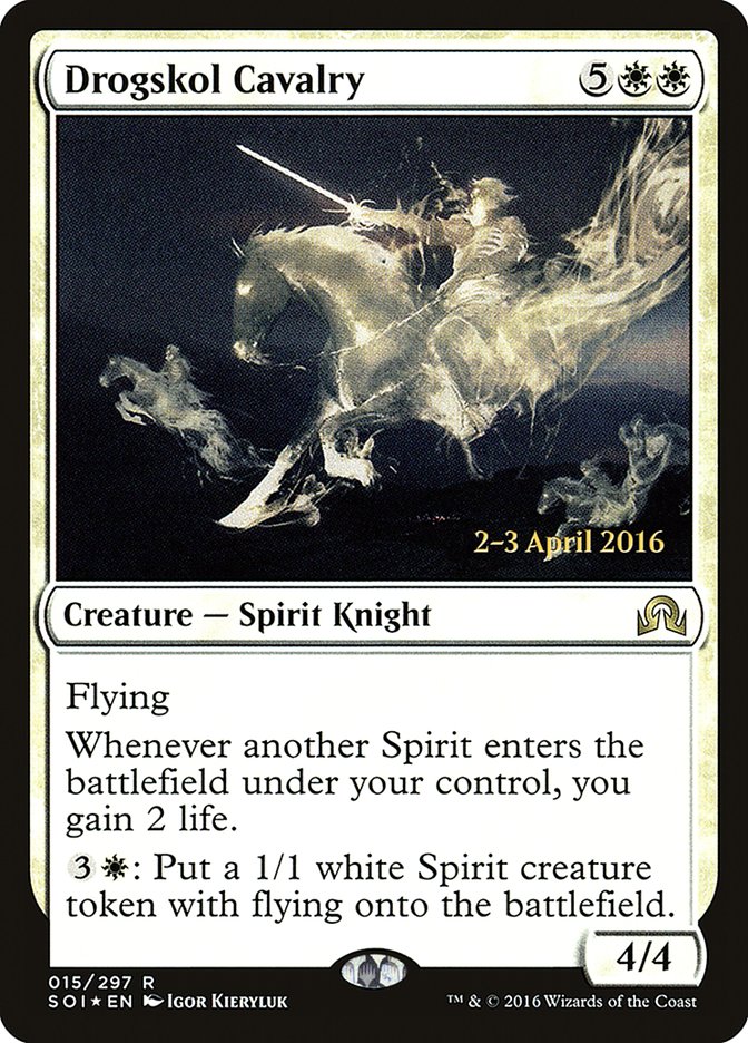 Drogskol Cavalry [Shadows over Innistrad Prerelease Promos] | Gear Gaming Bentonville