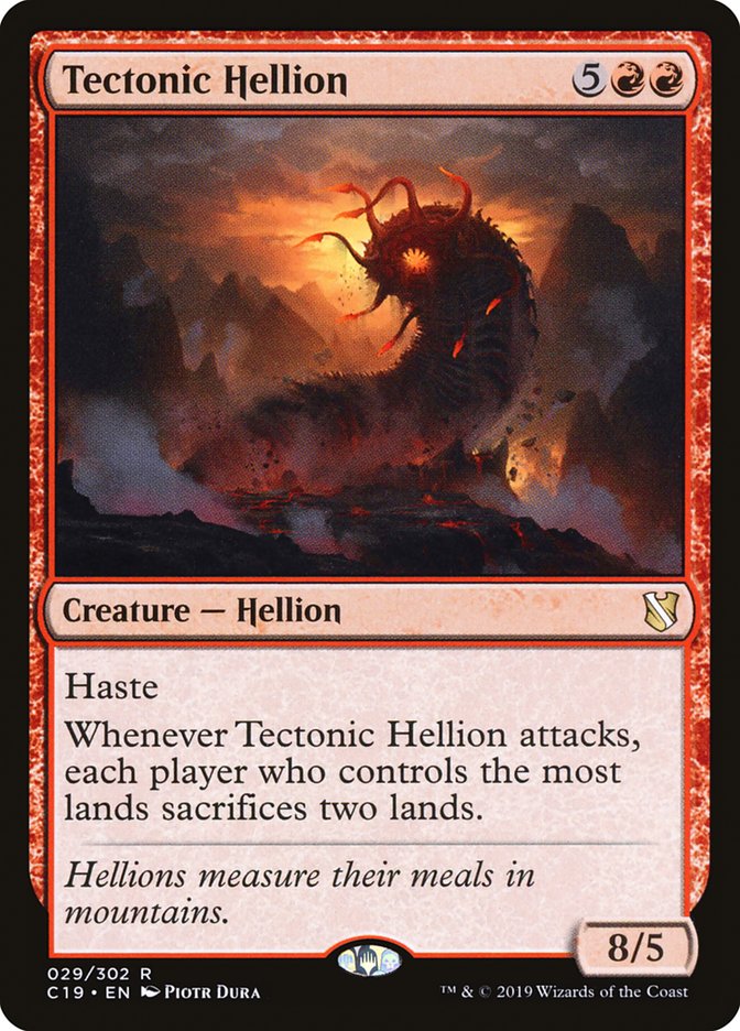 Tectonic Hellion [Commander 2019] | Gear Gaming Bentonville