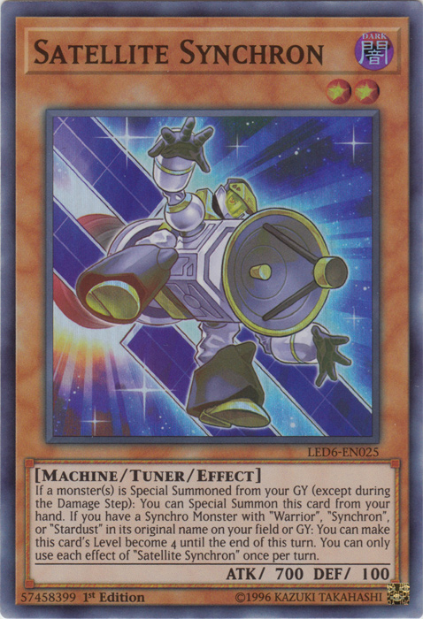 Satellite Synchron [LED6-EN025] Super Rare | Gear Gaming Bentonville