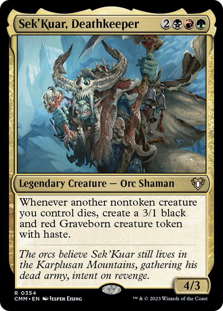 Sek'Kuar, Deathkeeper [Commander Masters] | Gear Gaming Bentonville