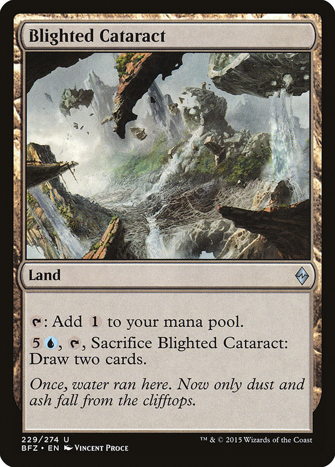 Blighted Cataract [Battle for Zendikar] | Gear Gaming Bentonville