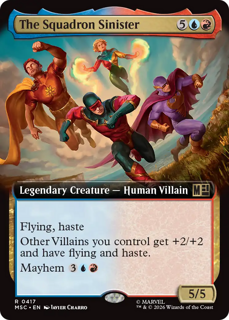 The Squadron Sinister (Extended Art) [Marvel Super Heroes Commander] | Gear Gaming Bentonville