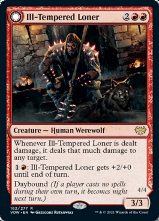 Ill-Tempered Loner // Howlpack Avenger [Innistrad: Crimson Vow] | Gear Gaming Bentonville